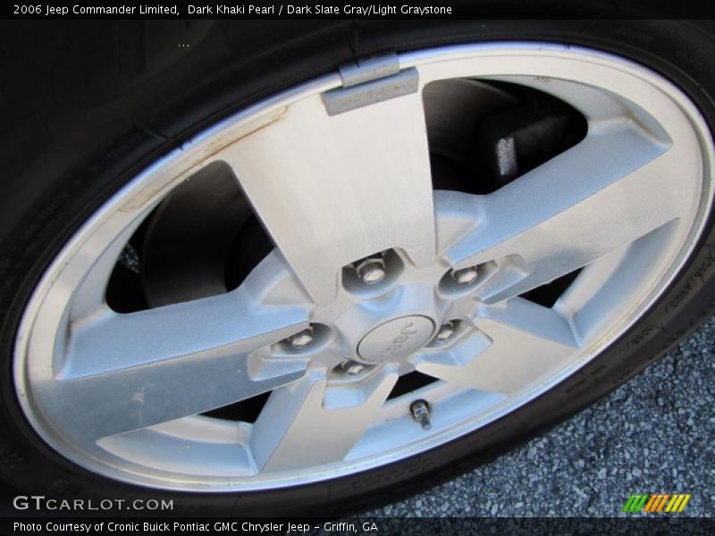Dark Khaki Pearl / Dark Slate Gray/Light Graystone 2006 Jeep Commander Limited