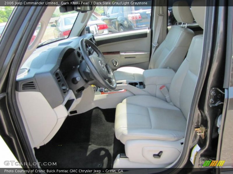 Dark Khaki Pearl / Dark Slate Gray/Light Graystone 2006 Jeep Commander Limited