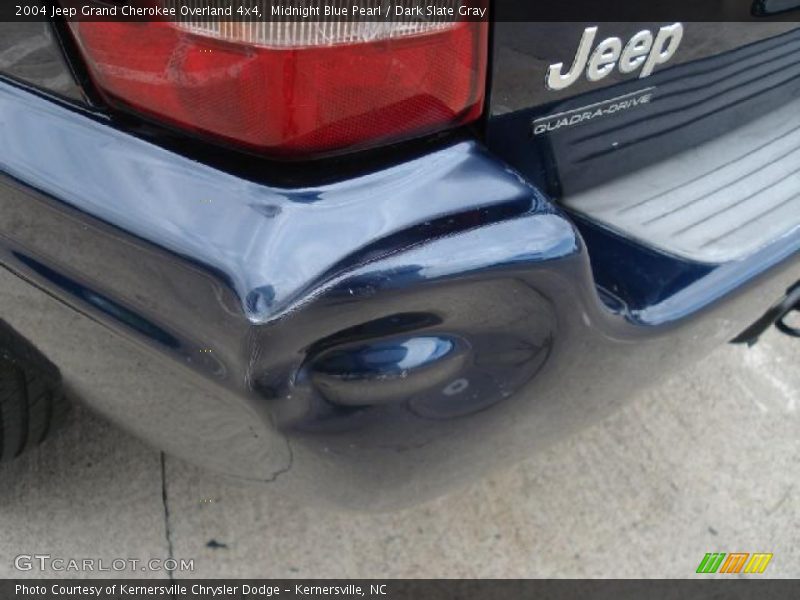 Midnight Blue Pearl / Dark Slate Gray 2004 Jeep Grand Cherokee Overland 4x4