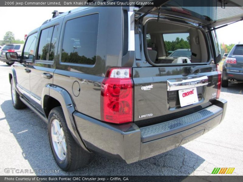 Dark Khaki Pearl / Dark Slate Gray/Light Graystone 2006 Jeep Commander Limited