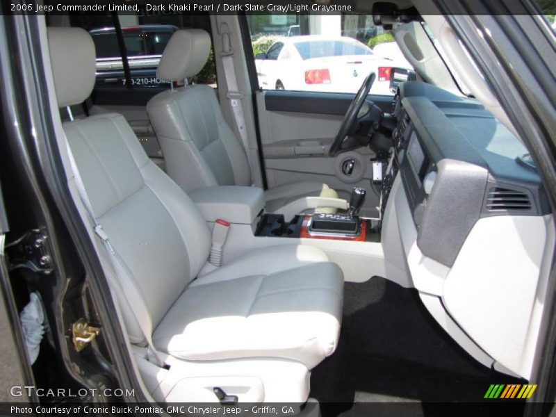 Dark Khaki Pearl / Dark Slate Gray/Light Graystone 2006 Jeep Commander Limited
