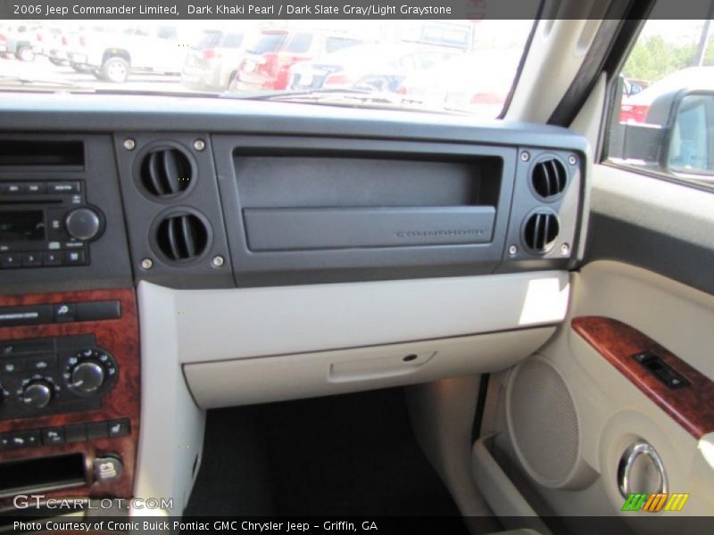 Dark Khaki Pearl / Dark Slate Gray/Light Graystone 2006 Jeep Commander Limited