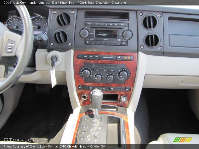 Dark Khaki Pearl / Dark Slate Gray/Light Graystone 2006 Jeep Commander Limited