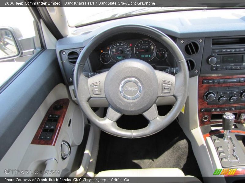 Dark Khaki Pearl / Dark Slate Gray/Light Graystone 2006 Jeep Commander Limited