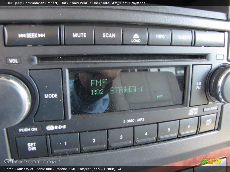 Dark Khaki Pearl / Dark Slate Gray/Light Graystone 2006 Jeep Commander Limited