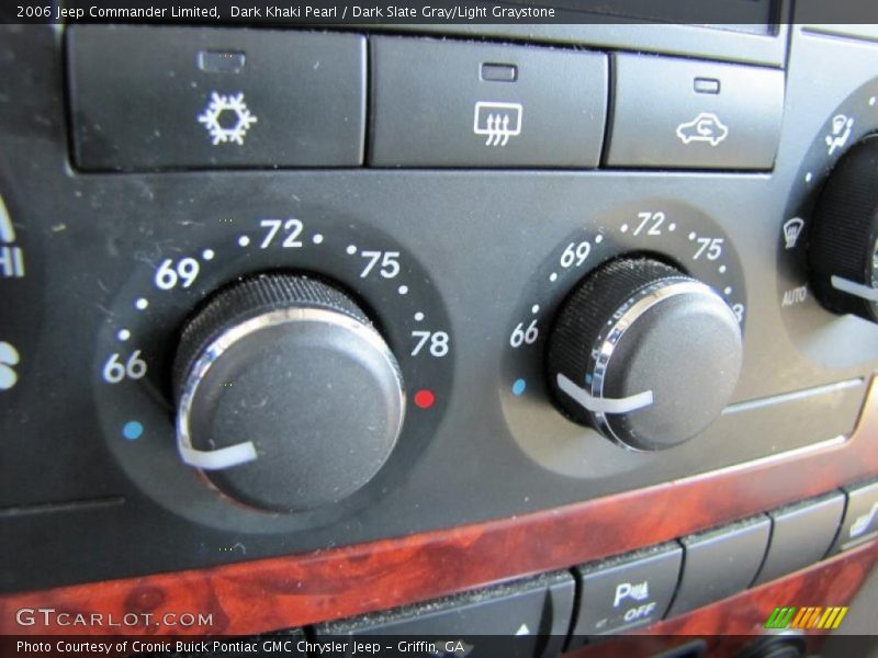 Dark Khaki Pearl / Dark Slate Gray/Light Graystone 2006 Jeep Commander Limited