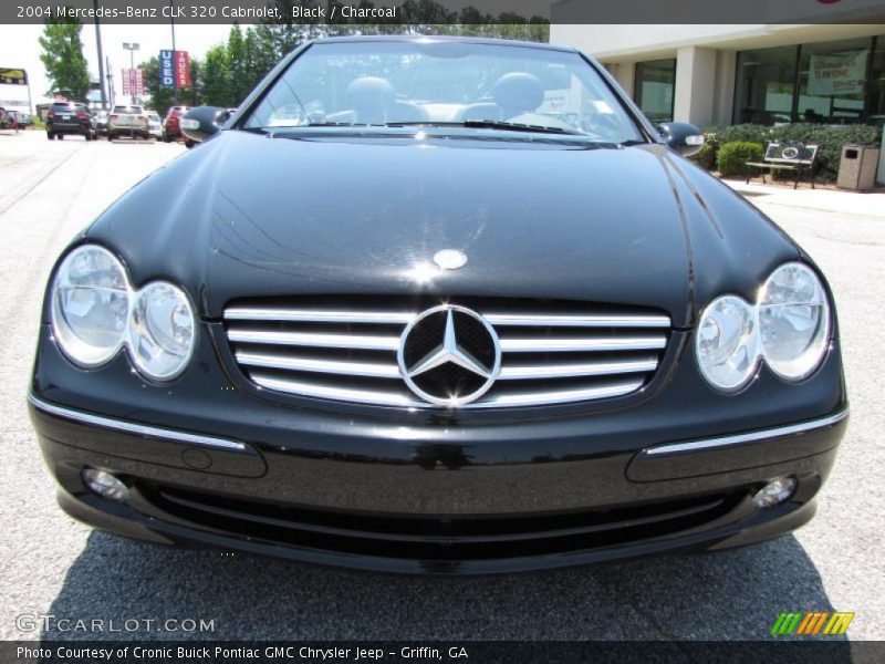 Black / Charcoal 2004 Mercedes-Benz CLK 320 Cabriolet