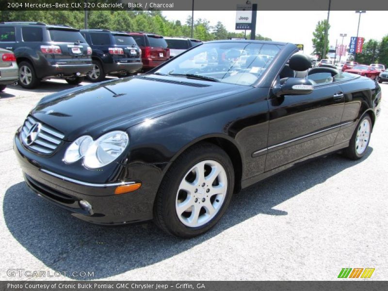 Black / Charcoal 2004 Mercedes-Benz CLK 320 Cabriolet