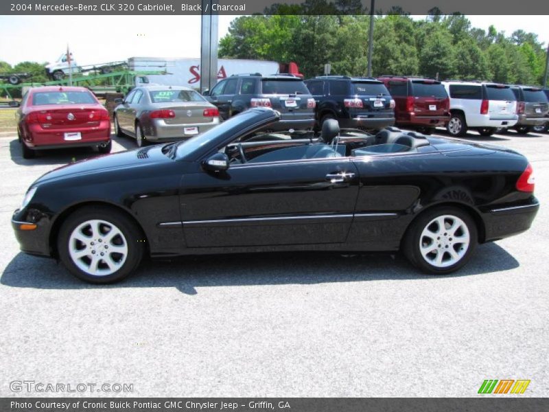 Black / Charcoal 2004 Mercedes-Benz CLK 320 Cabriolet