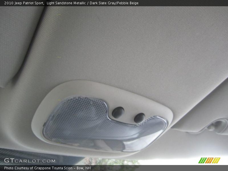 Light Sandstone Metallic / Dark Slate Gray/Pebble Beige 2010 Jeep Patriot Sport