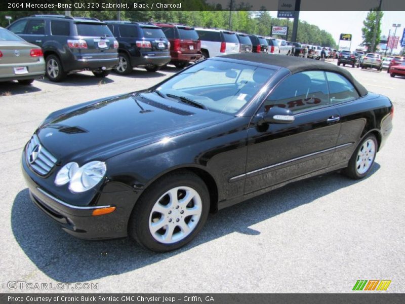 Black / Charcoal 2004 Mercedes-Benz CLK 320 Cabriolet