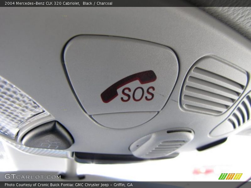 Black / Charcoal 2004 Mercedes-Benz CLK 320 Cabriolet