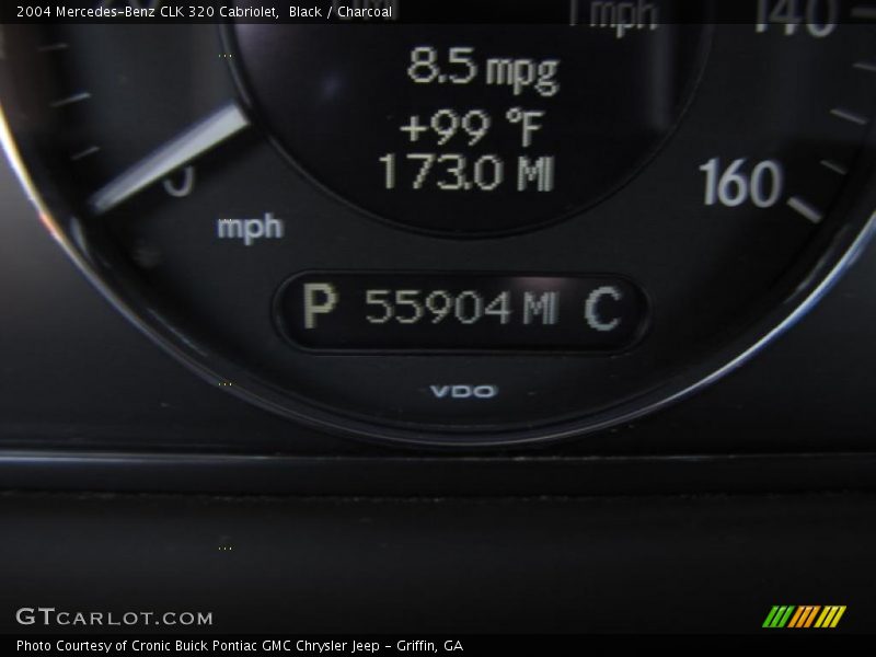 Black / Charcoal 2004 Mercedes-Benz CLK 320 Cabriolet