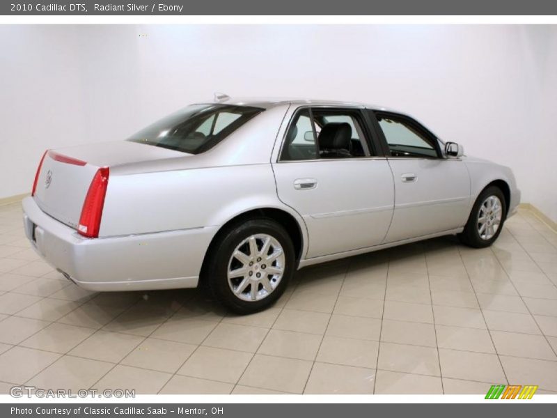 Radiant Silver / Ebony 2010 Cadillac DTS