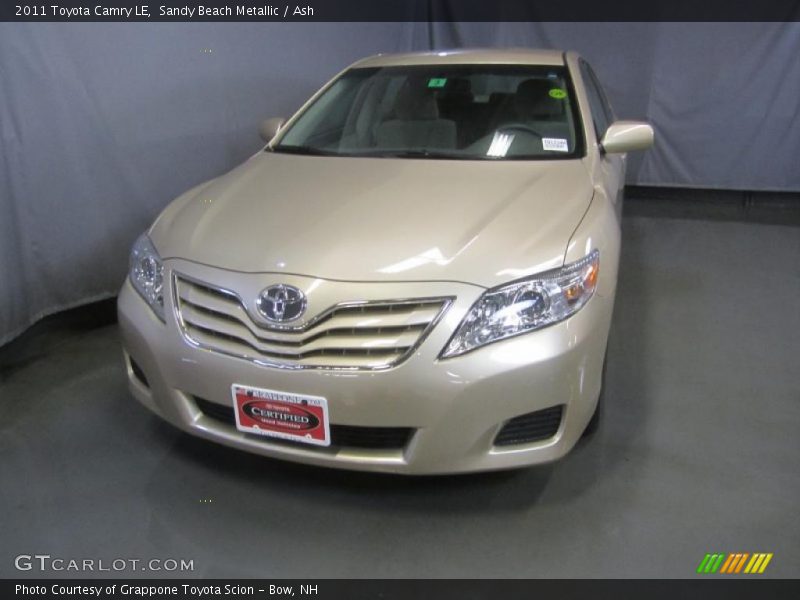 Sandy Beach Metallic / Ash 2011 Toyota Camry LE