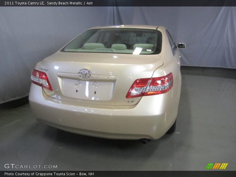 Sandy Beach Metallic / Ash 2011 Toyota Camry LE