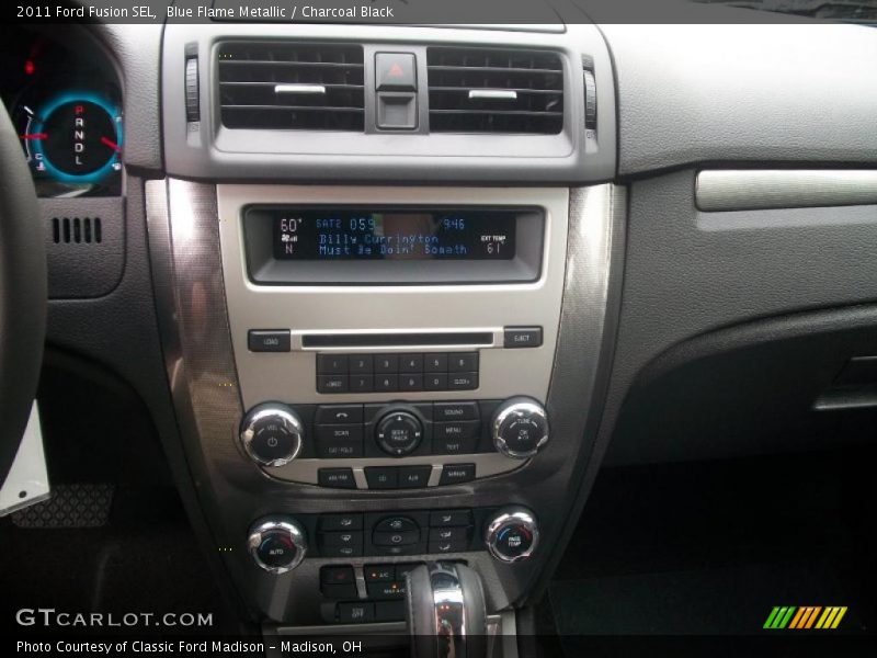Blue Flame Metallic / Charcoal Black 2011 Ford Fusion SEL