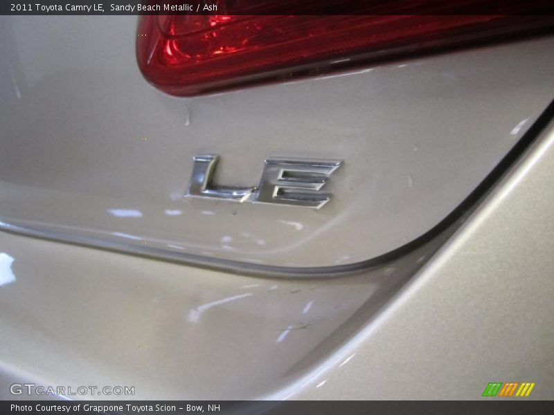 Sandy Beach Metallic / Ash 2011 Toyota Camry LE