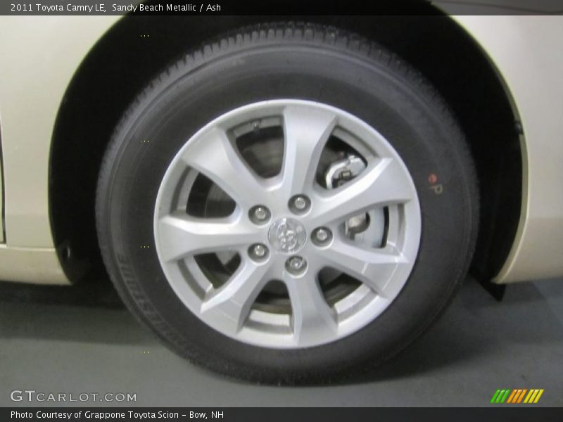 Sandy Beach Metallic / Ash 2011 Toyota Camry LE