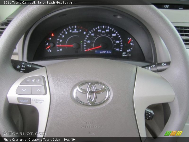 Sandy Beach Metallic / Ash 2011 Toyota Camry LE