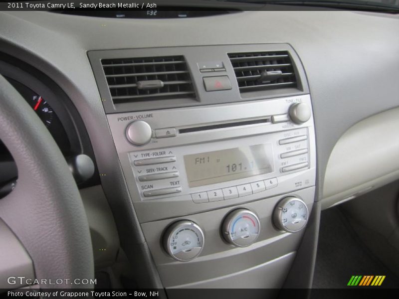 Sandy Beach Metallic / Ash 2011 Toyota Camry LE