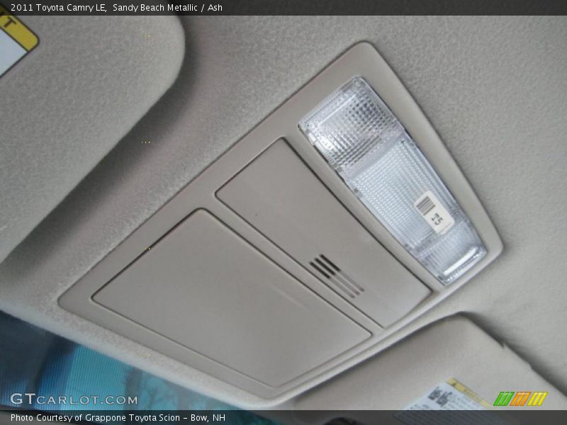 Sandy Beach Metallic / Ash 2011 Toyota Camry LE