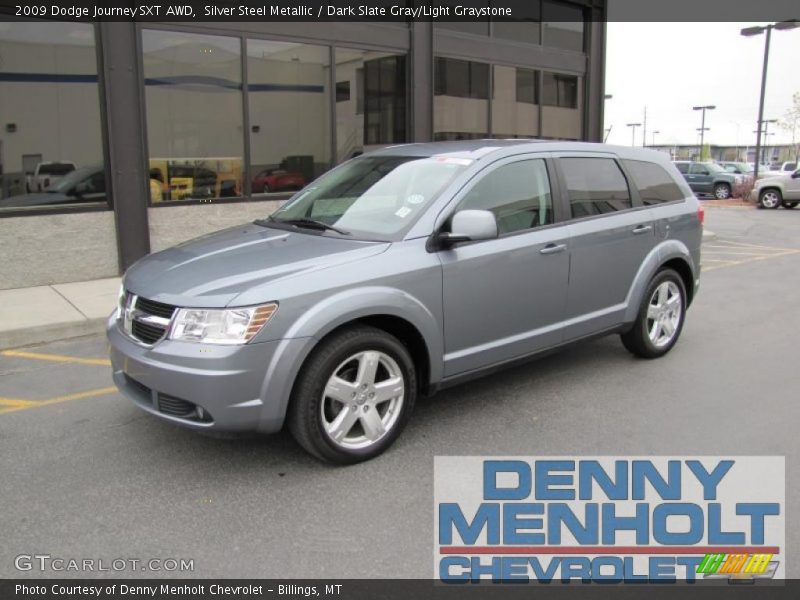Silver Steel Metallic / Dark Slate Gray/Light Graystone 2009 Dodge Journey SXT AWD
