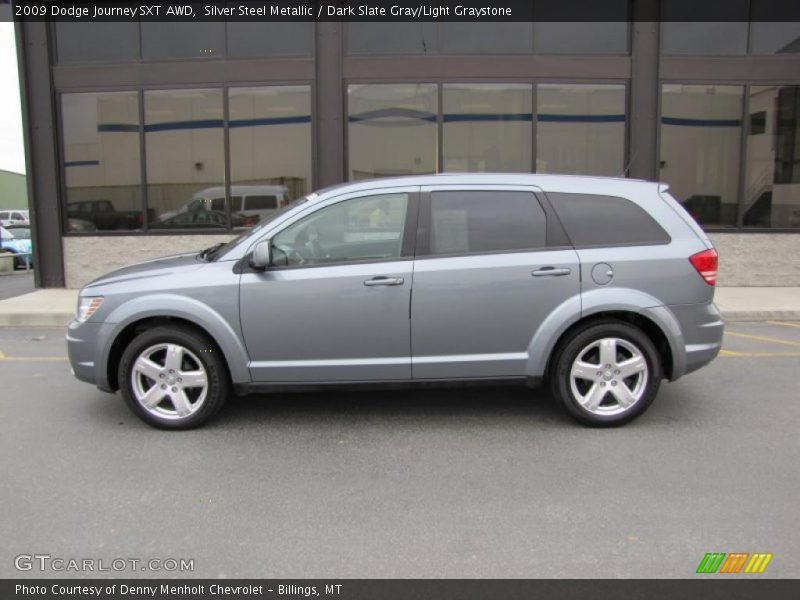 Silver Steel Metallic / Dark Slate Gray/Light Graystone 2009 Dodge Journey SXT AWD