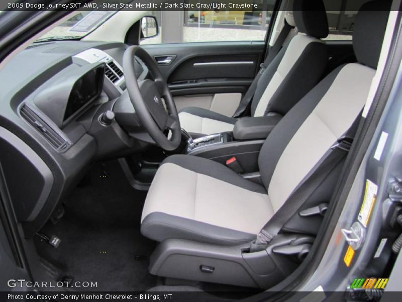 Silver Steel Metallic / Dark Slate Gray/Light Graystone 2009 Dodge Journey SXT AWD