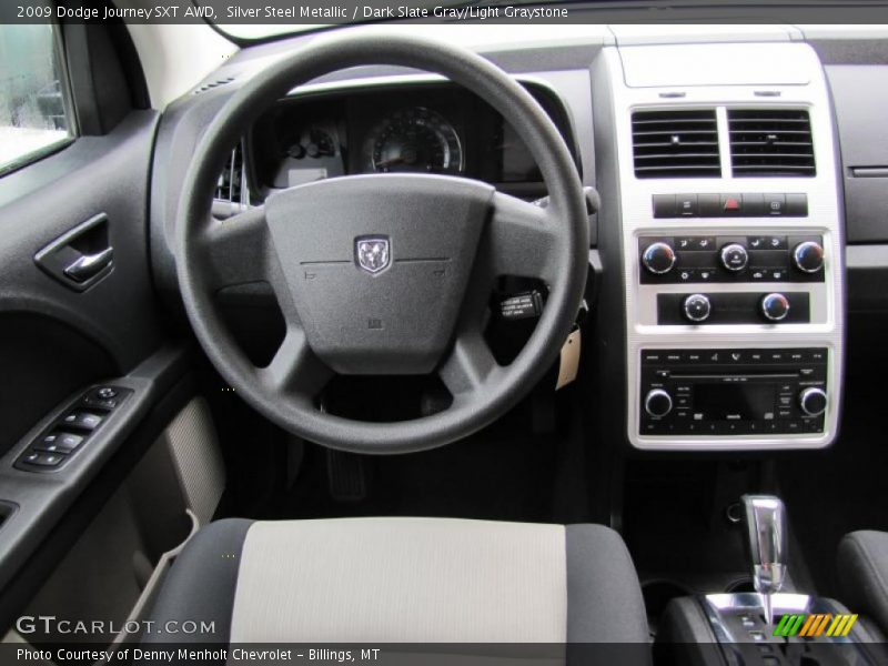 Silver Steel Metallic / Dark Slate Gray/Light Graystone 2009 Dodge Journey SXT AWD