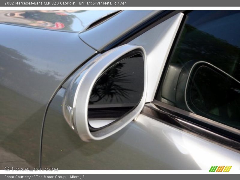 Brilliant Silver Metallic / Ash 2002 Mercedes-Benz CLK 320 Cabriolet
