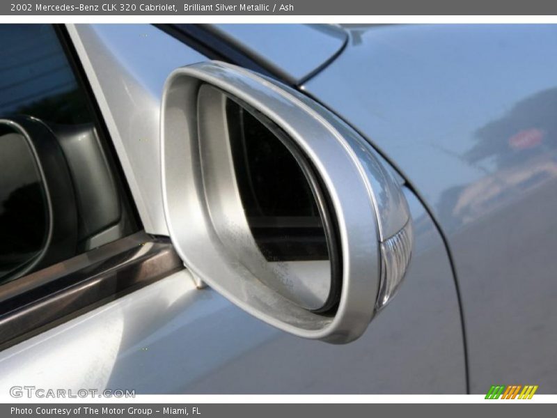Brilliant Silver Metallic / Ash 2002 Mercedes-Benz CLK 320 Cabriolet