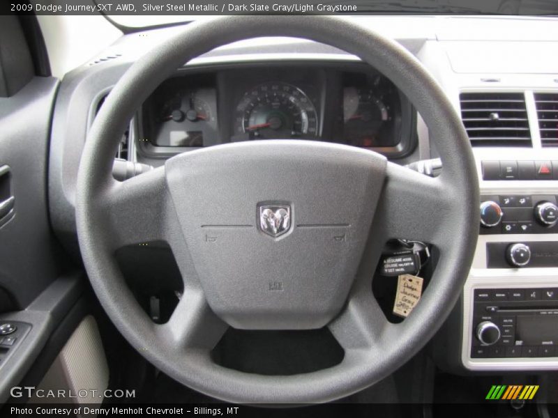 Silver Steel Metallic / Dark Slate Gray/Light Graystone 2009 Dodge Journey SXT AWD