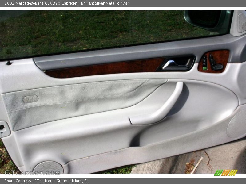 Brilliant Silver Metallic / Ash 2002 Mercedes-Benz CLK 320 Cabriolet