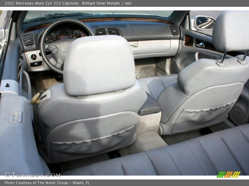 Brilliant Silver Metallic / Ash 2002 Mercedes-Benz CLK 320 Cabriolet