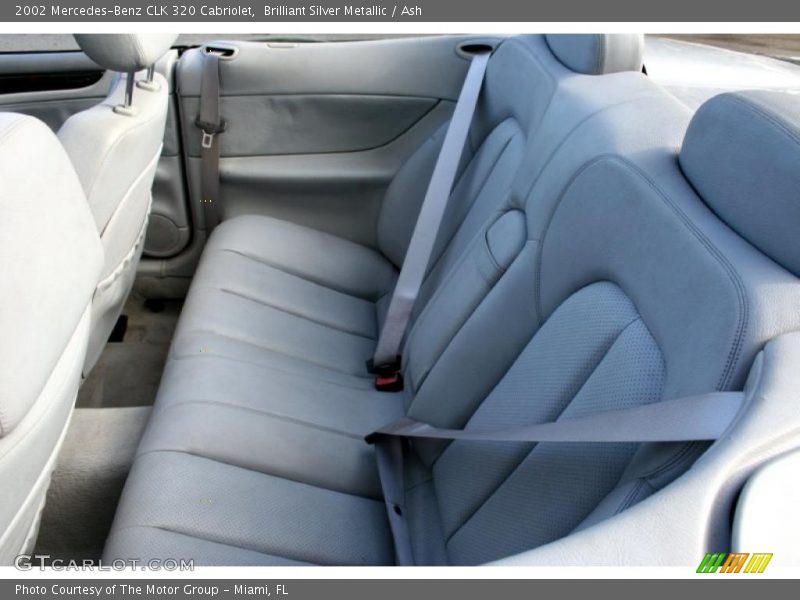 Brilliant Silver Metallic / Ash 2002 Mercedes-Benz CLK 320 Cabriolet
