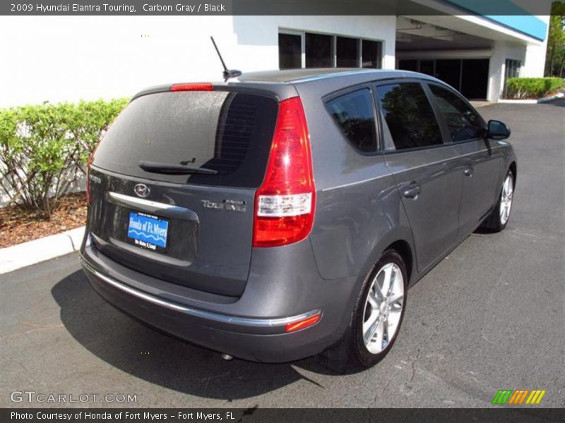 Carbon Gray / Black 2009 Hyundai Elantra Touring
