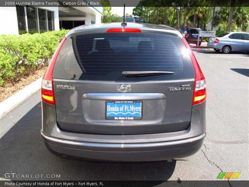 Carbon Gray / Black 2009 Hyundai Elantra Touring