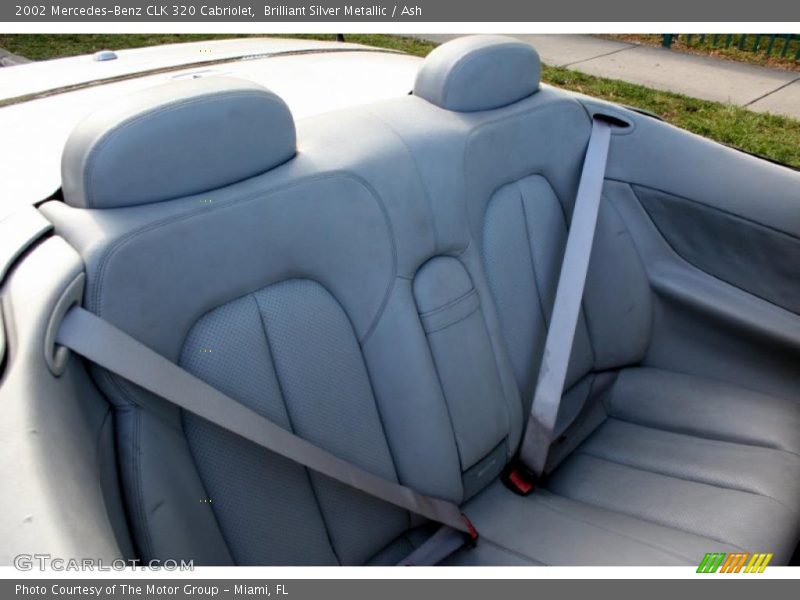 Brilliant Silver Metallic / Ash 2002 Mercedes-Benz CLK 320 Cabriolet