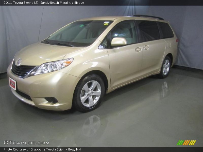 Sandy Beach Metallic / Bisque 2011 Toyota Sienna LE