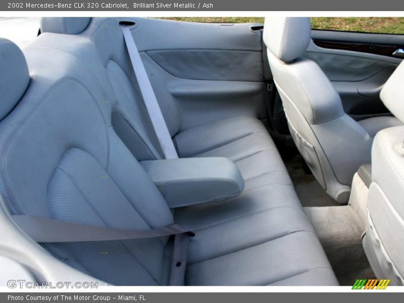Brilliant Silver Metallic / Ash 2002 Mercedes-Benz CLK 320 Cabriolet