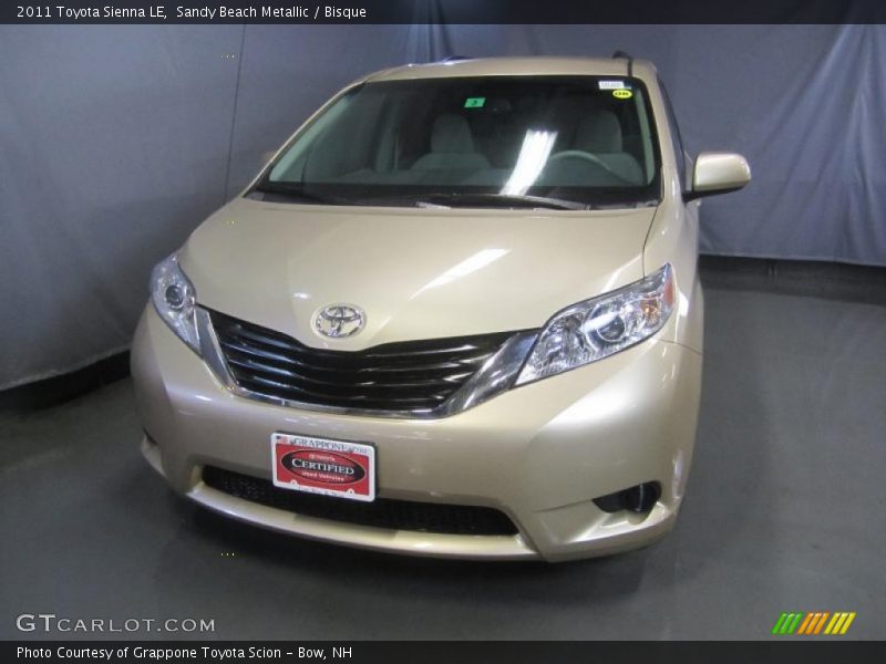 Sandy Beach Metallic / Bisque 2011 Toyota Sienna LE