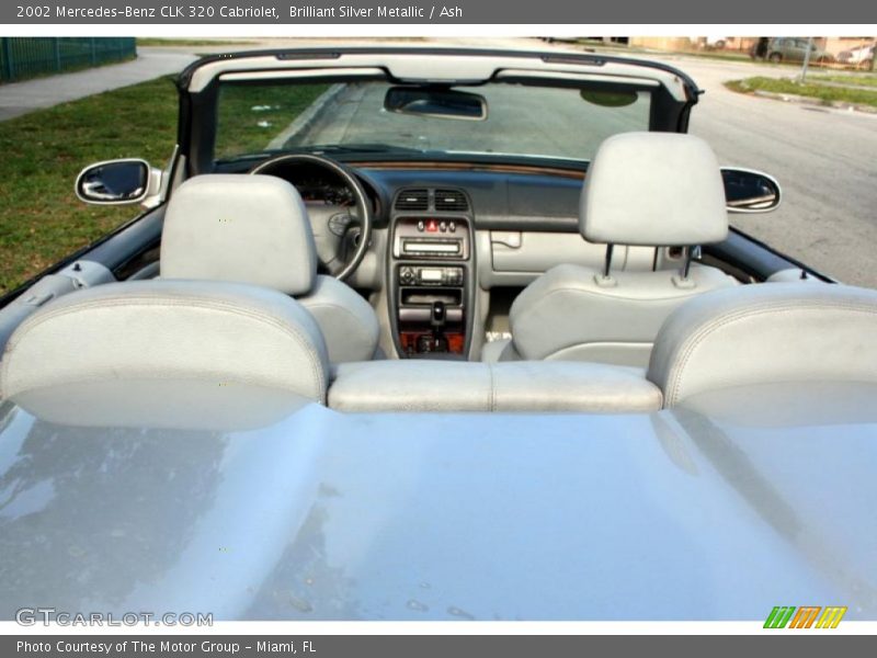 Brilliant Silver Metallic / Ash 2002 Mercedes-Benz CLK 320 Cabriolet