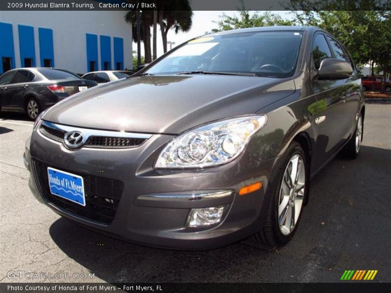 Carbon Gray / Black 2009 Hyundai Elantra Touring