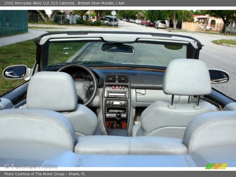 Brilliant Silver Metallic / Ash 2002 Mercedes-Benz CLK 320 Cabriolet