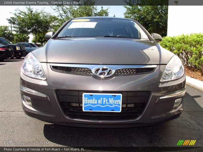 Carbon Gray / Black 2009 Hyundai Elantra Touring