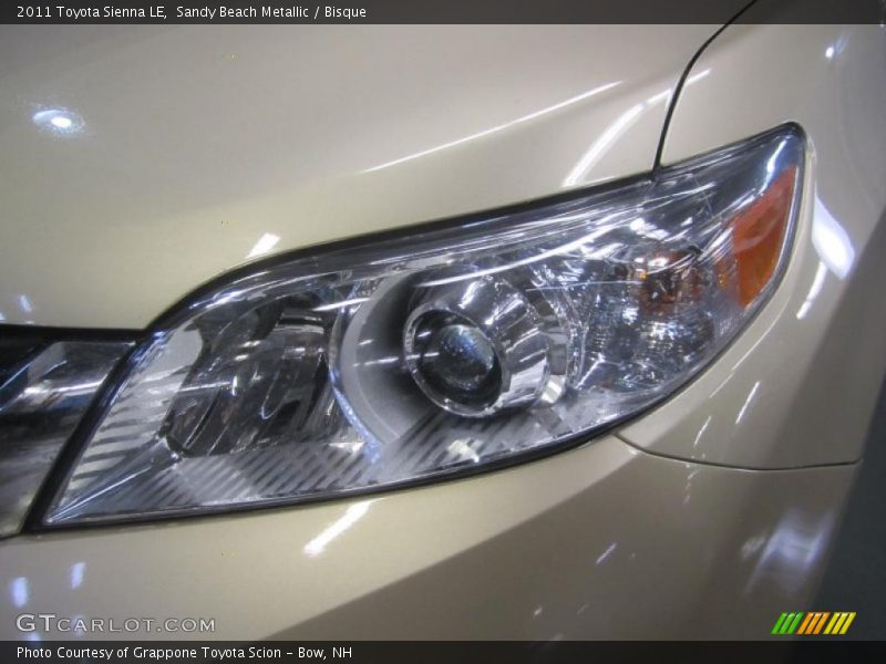 Sandy Beach Metallic / Bisque 2011 Toyota Sienna LE