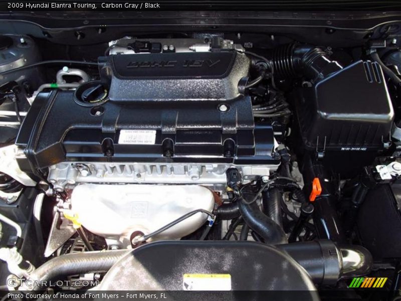 Carbon Gray / Black 2009 Hyundai Elantra Touring