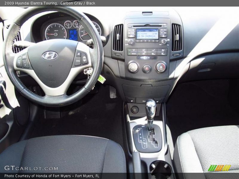 Carbon Gray / Black 2009 Hyundai Elantra Touring