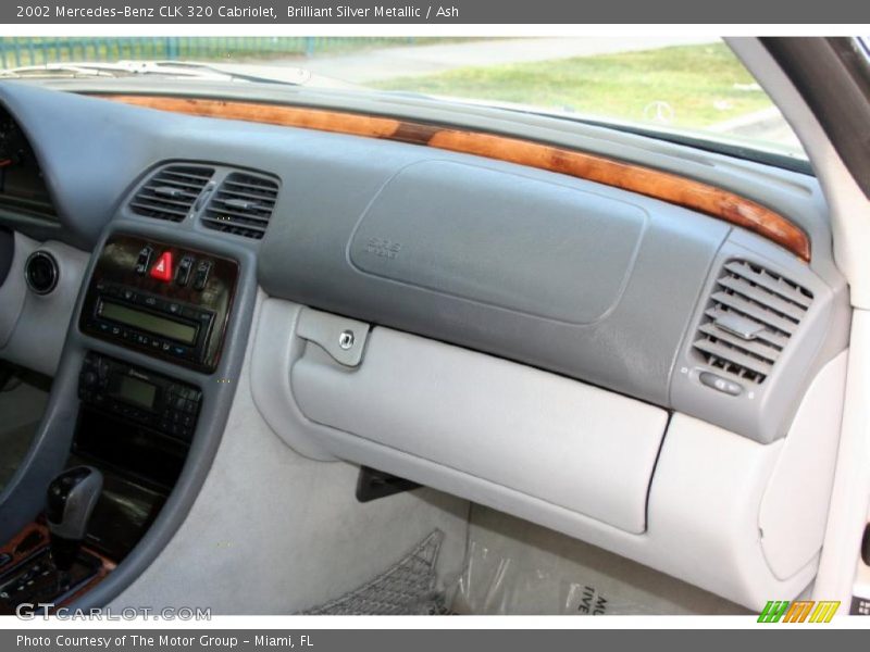 Brilliant Silver Metallic / Ash 2002 Mercedes-Benz CLK 320 Cabriolet